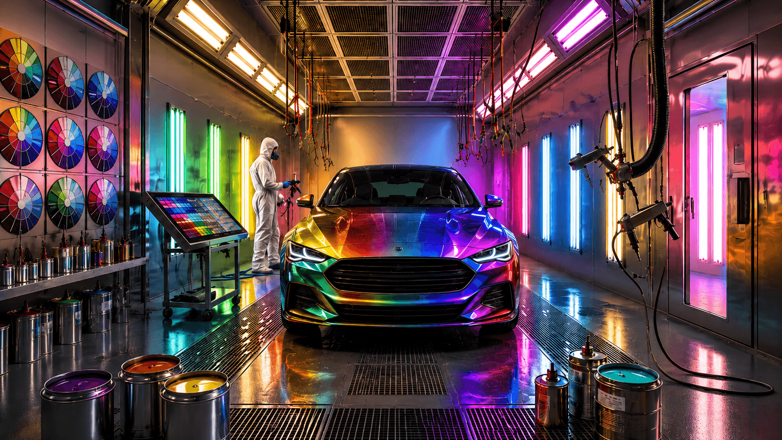 Automotive-Cabine de vopsitorie