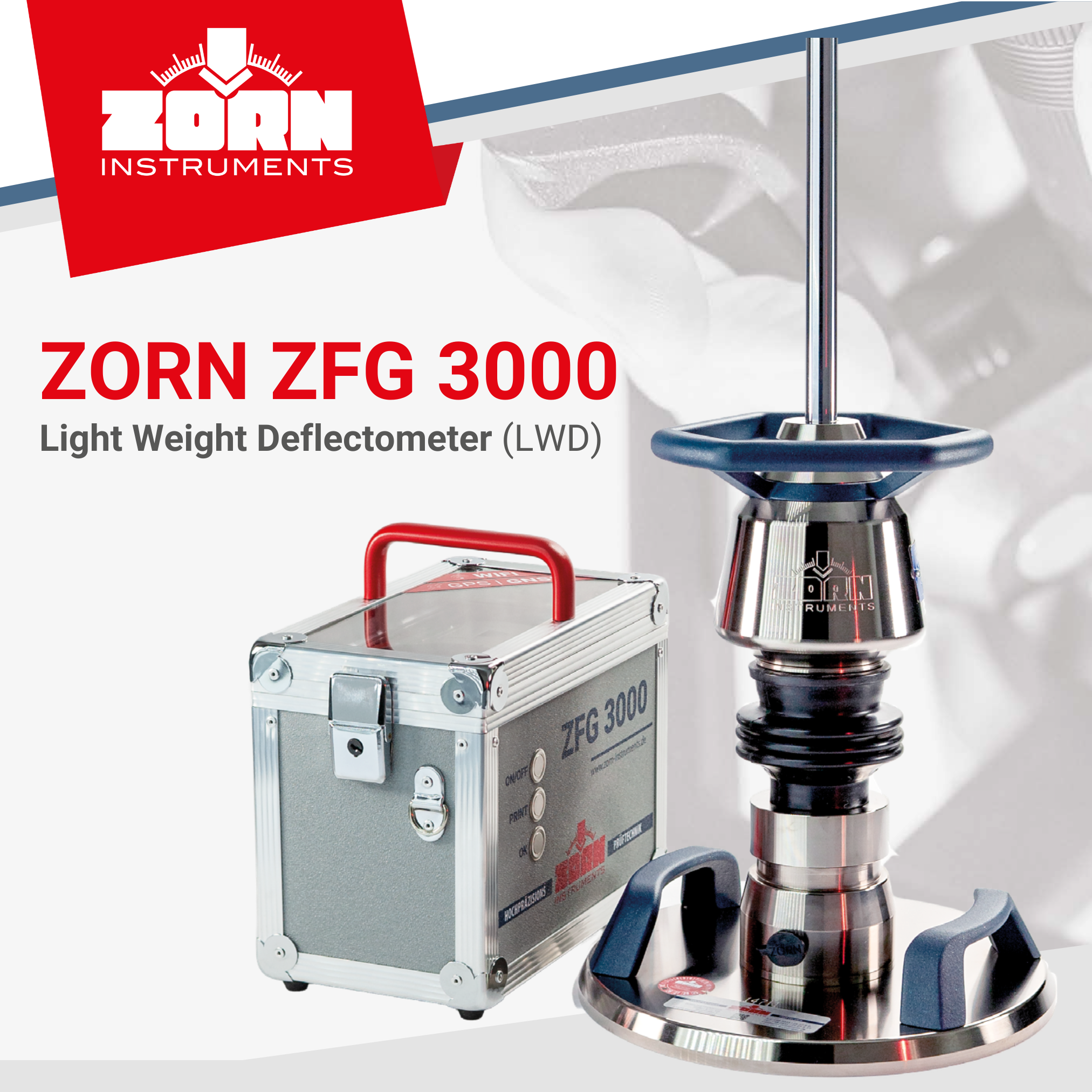 Placa dinamica ZFG 3000 GPS ZORN Capacitate portanta | TECNOSERVICE